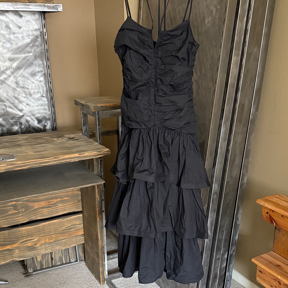 Ellliatt Black Tiered Dress